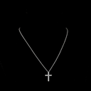 0.66 Cts 14k White Gold Round Shape Symbol Pendant