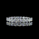 1.85 Cts 14k White Gold Round Shape Eternity Band Eternity Band