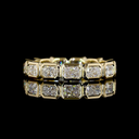 1.47 Cts 14k Yellow Gold Radiant Shape Eternity Band Eternity Band