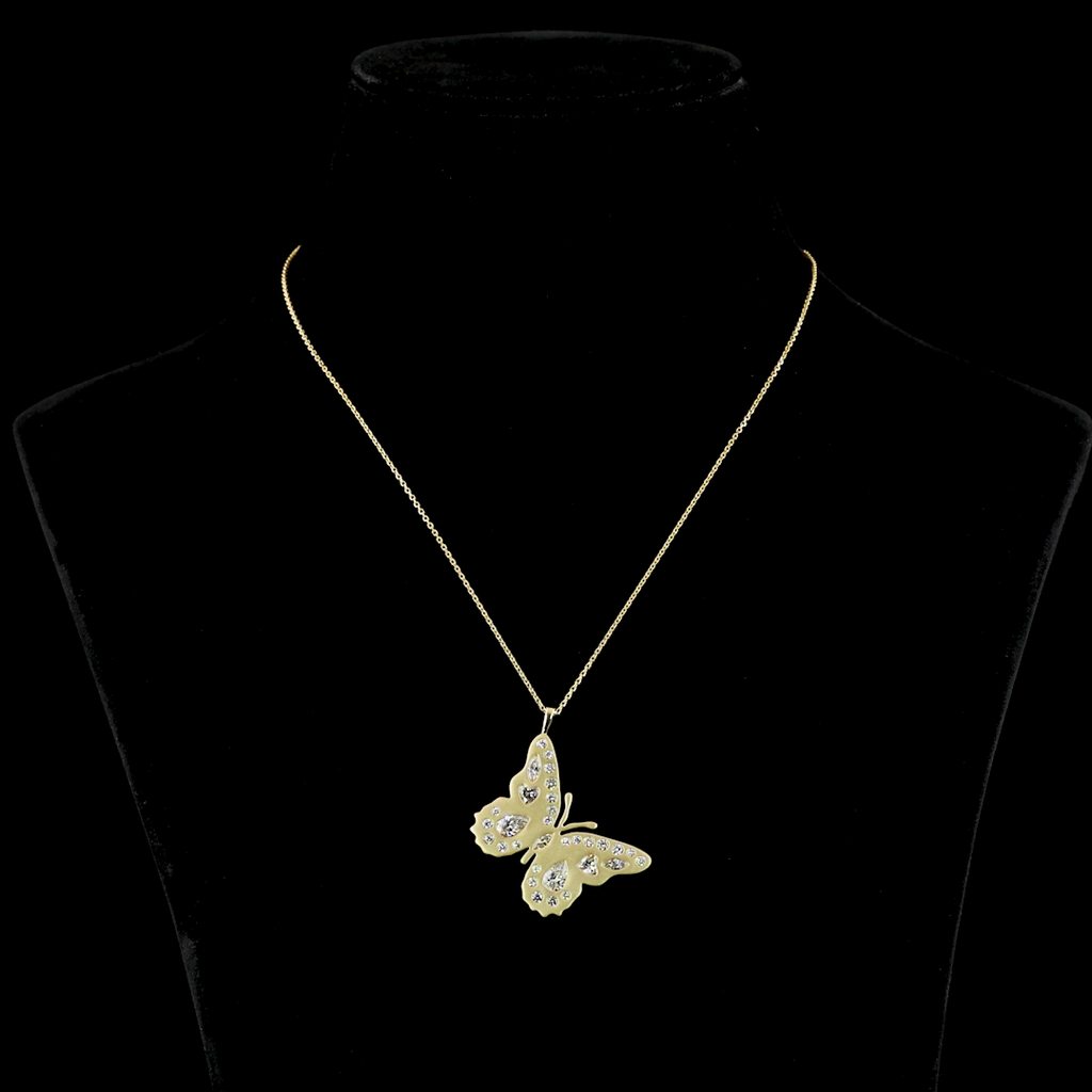 2.14 Cts 14k Yellow Gold Mix Shape Symbol Pendant