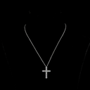 1.83 Cts 14k White Gold Round Shape Symbol Pendant