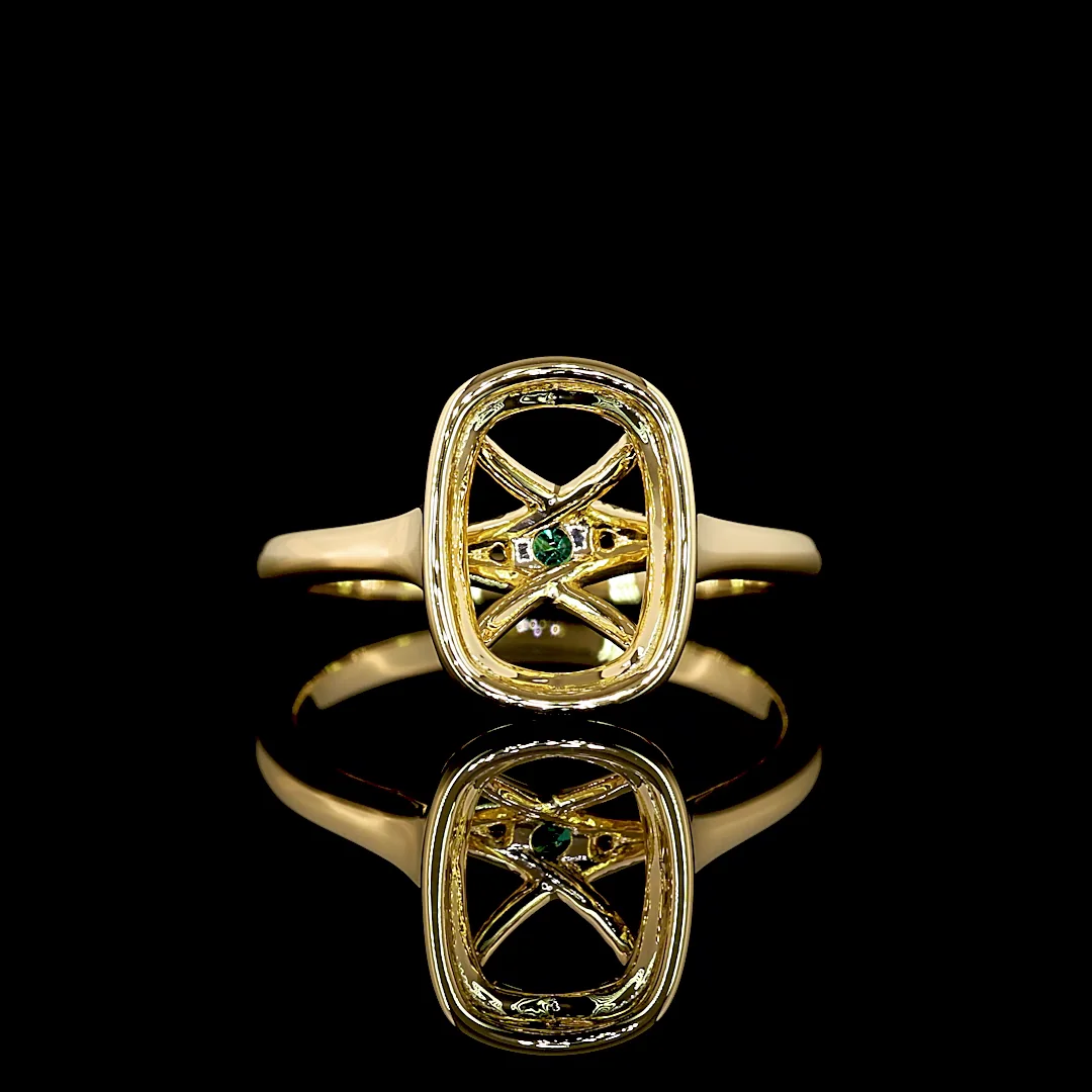 0 Cts 18k Yellow Gold Shape Special Ring