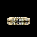 0.47 Cts 14k Yellow Gold Emerald Shape Eternity Band Eternity Band