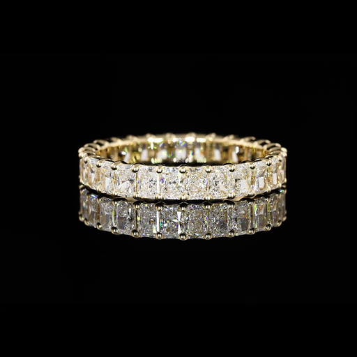 [EB14YRAD200PNS] 2.06 Cts 14k Yellow Gold Radiant Shape Eternity Band Eternity Band