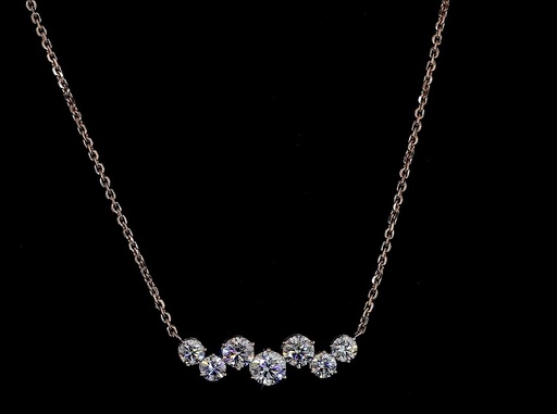 [PD14RRD200P] 2.01 Cts 14k Rose Gold Round Shape Pendant Pendant