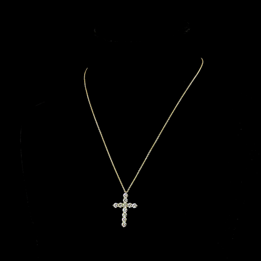 [PD14YSYRD175P] 1.91 Cts 14k Yellow Gold Round Shape Symbol Pendant