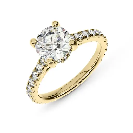 The Signature Round Brilliant Engagement Ring Style ENG313