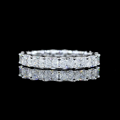 [EB18WRAD200UPEW] 1.92 Cts 18k White Gold Radiant Shape Eternity Band Eternity Band