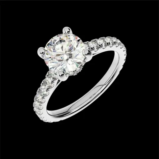 The Signature Round Brilliant Engagement Ring Style ENG313