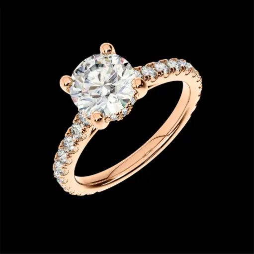 The Signature Round Brilliant Engagement Ring Style ENG313