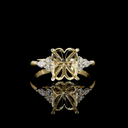 0.24 Cts 14k Yellow Gold Mix Shape Special Ring