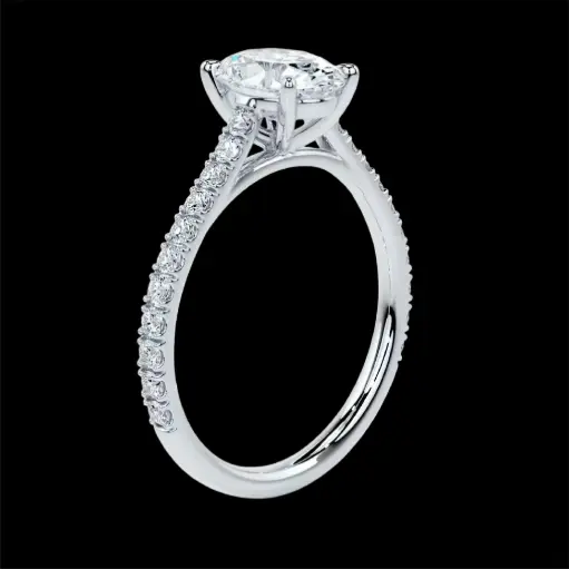 Certified Diamond Solitaire Engagement