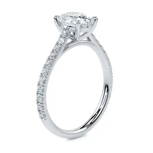 Certified Diamond Solitaire Engagement